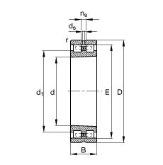 ALS NN3006-AS-K-M-SP, (j) DIN 5412-4 (bio)(zhn)Ҫߴ, ǶλS, pУFF 1:12 ɷx, ּpСď(ni)϶ƹ