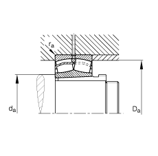 {ĝLS 24130-E1-K30,  DIN 635-2 ˜ʵҪߴ, FףF 1:30